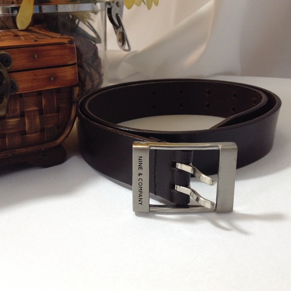 ⬇️ BROWN LEATHER BELT💥 - Picture 1 of 4